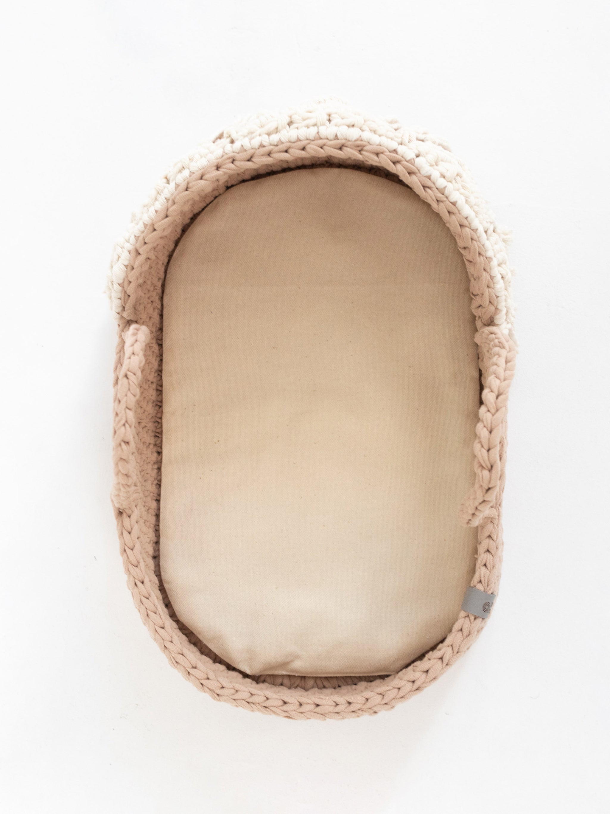 Doll Moses Basket Macrame Hood w/Rocking Stand | Anzy Home
