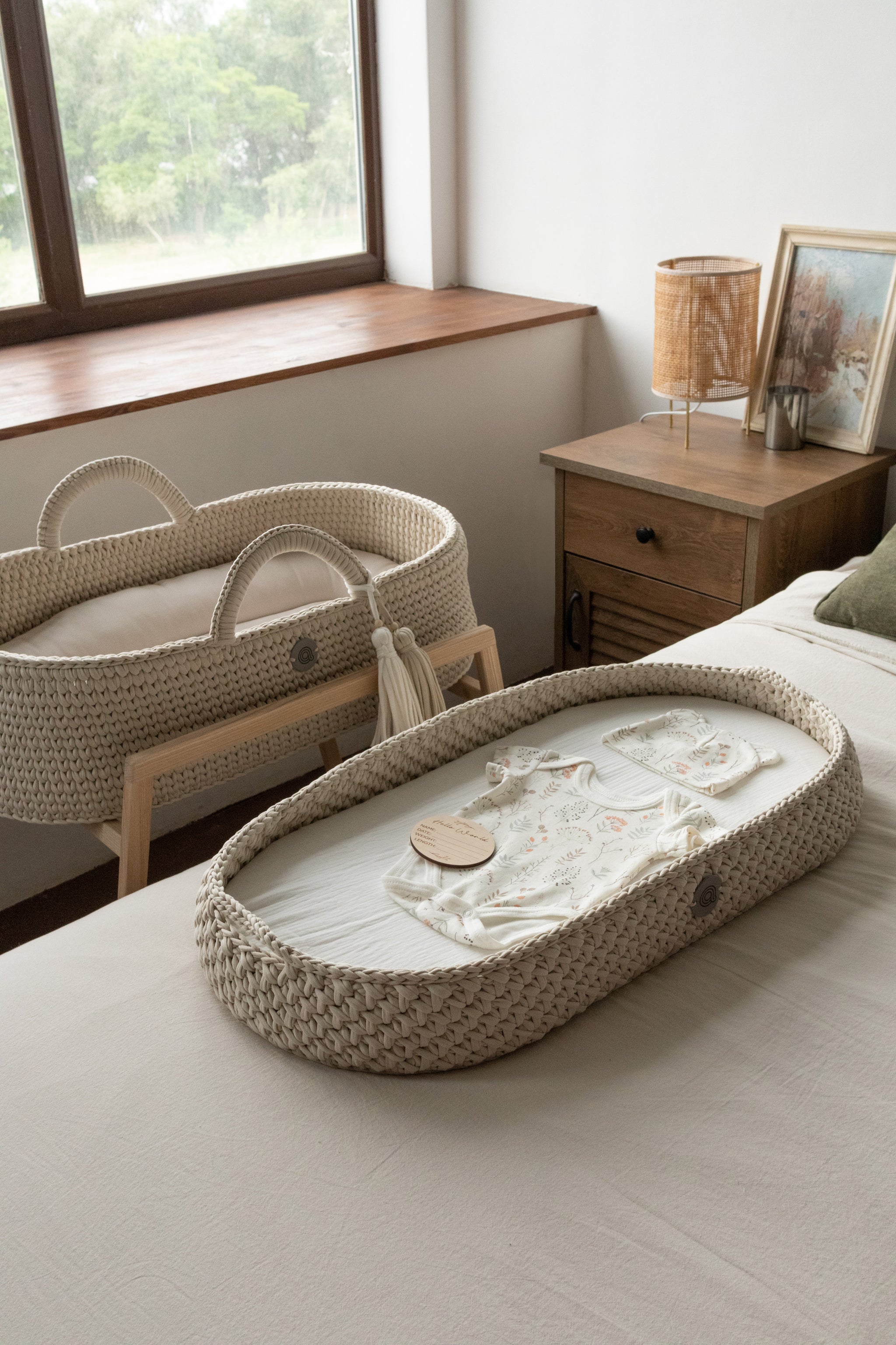 Baby Changing Basket | Handmade Cotton | Anzy Home