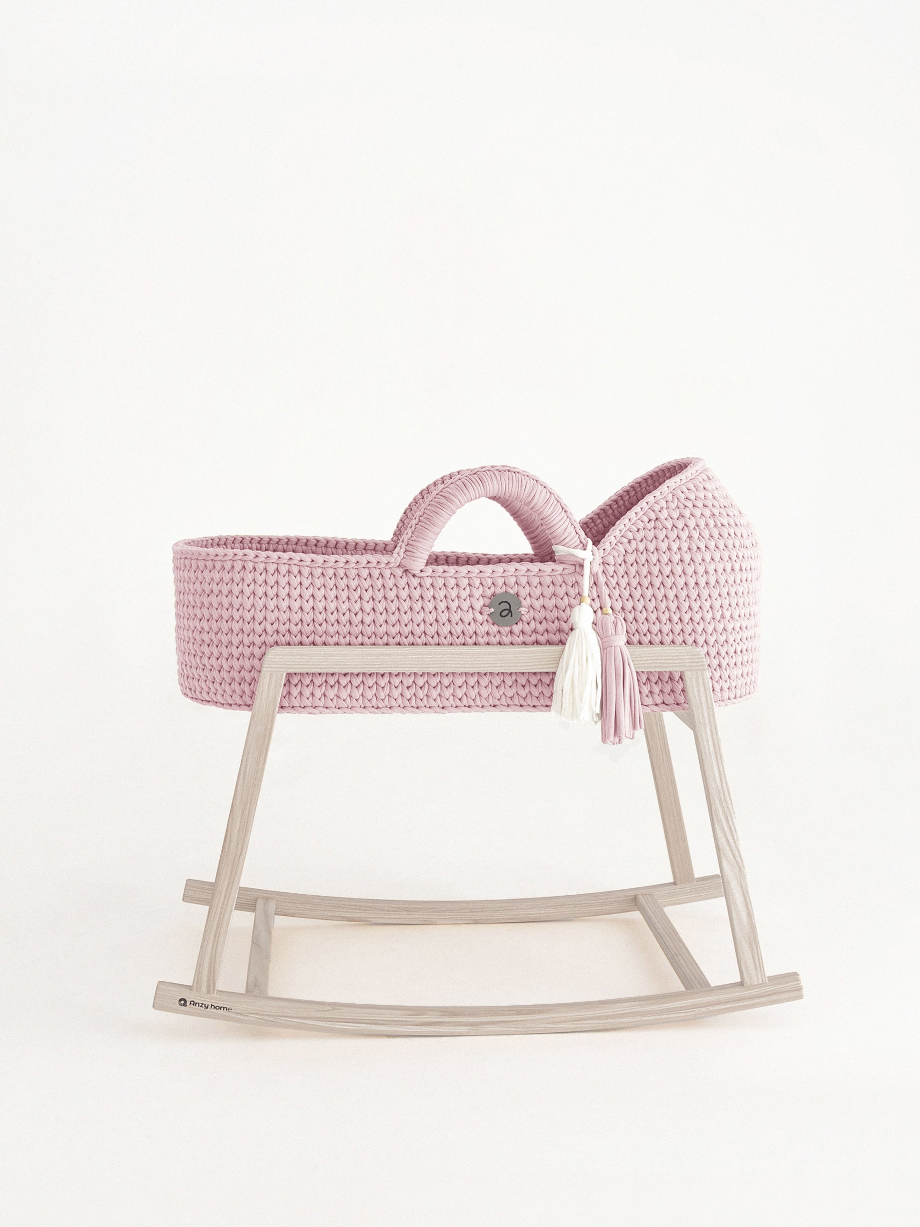 Standard Moses Basket with Round Hood – Anzy Home