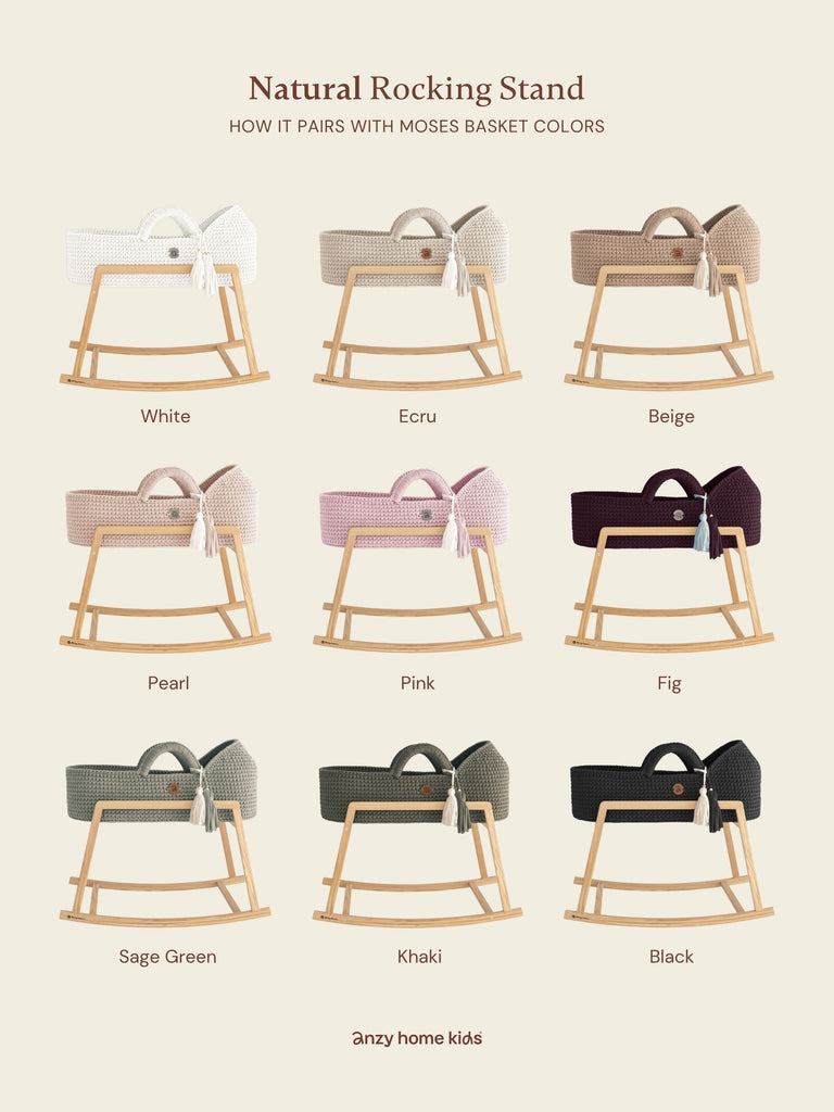 Rocking Stand for Standard Baby Moses Basket | Anzy Home