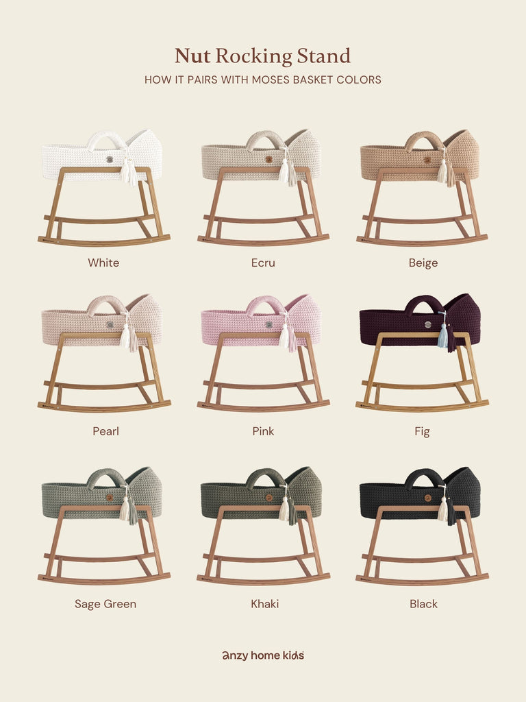 Rocking Stand for Standard Baby Moses Basket | Anzy Home