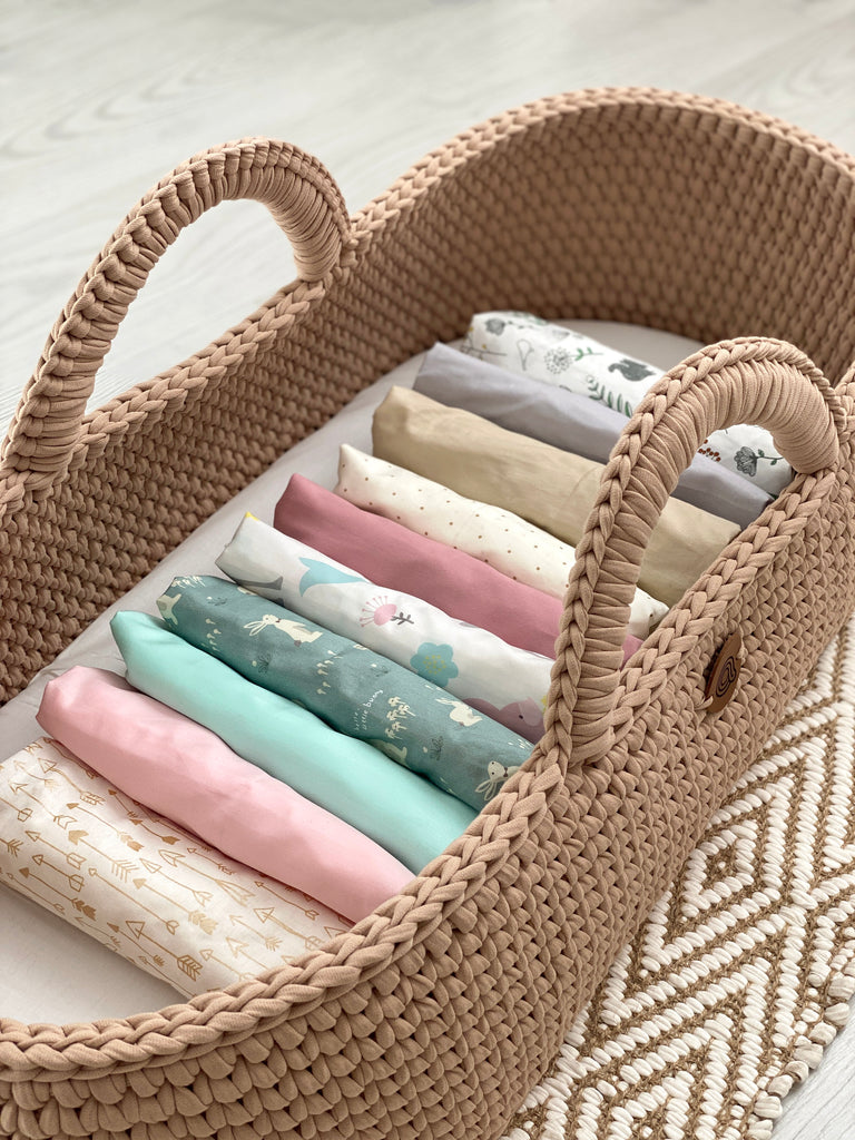 Moses basket fitted sheets