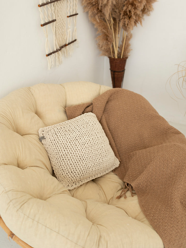Anzy home knitted boho pillow