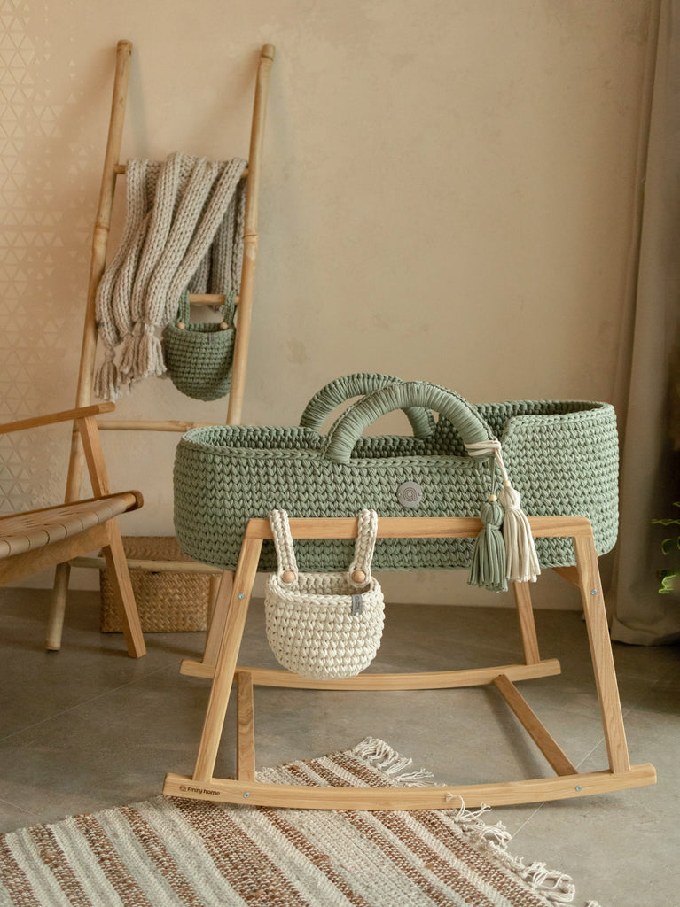 Baby Moses Basket with straight hood Anzy Home