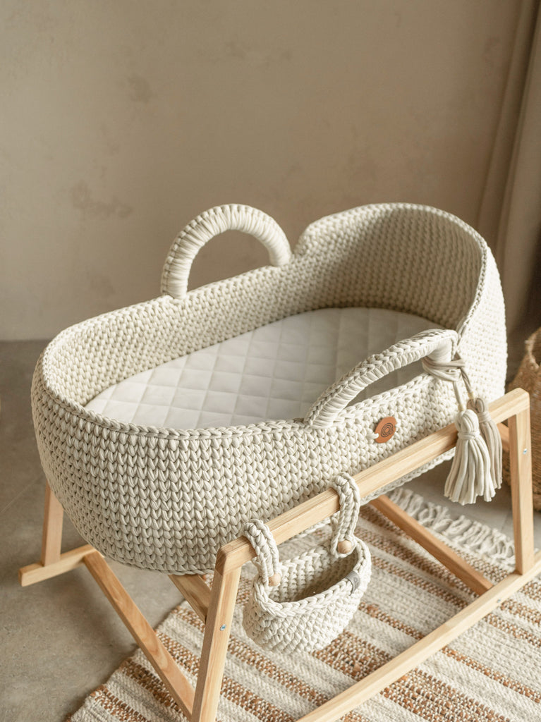 XL Moses basket with straight hood for nests and loungers Anzy Home